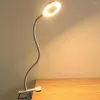 Table Lamps Reading Light USB Powered Clip On LED Desk Lamp Eye Protection Energy Saving Selfie Fill For Bed Headboard