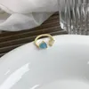 Anéis de casamento Minar fantasia bling colorido cz cubic zirconia Heart Butterfly Water Drop charme para mulheres anel aberto de ouro ajustando