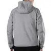 Zwart en grijs Lente- en herfstseizoen Jassen nieuw heren uniformjack hoodie casual heren Bovenkleding