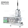 Zonesun 6 Injicerbara munstycken Liquid Filling Machine Electric Semi-Automatic Essential Oil Parfym Water Magnetic Pump Filler