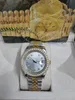 avec boîte d'origine montres de mode de luxe de haute qualité 8k jaune blanc diamant cadran lunette 18038 automatique montre pour homme 2023