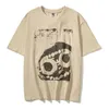 Tees Mens Designer T Shirt عارضة 2023 Summer Man Womens Tees Graffiti Print Sleeves Top Sell High Street Men Hip Hop Shirts
