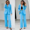 Spring Summer Women Pants Suits Slim Fit Celebrity Outfits Evening Party Mother of the Bride Wedding Formal 2 pcs