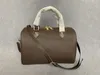 luxurys designer Brand free shippings Women Bags Leather Handbags Oxidize Speedy Shoulder 30cm Crossbody Handbag Purse With Shoulders Strap Dust Bag