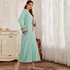 Abbigliamento etnico Eid Ramadan Abaya Kaftan Donna Abito musulmano Dubai Turchia Caftano Abito arabo marocchino Abiti africani Medio Oriente islamico