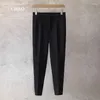 Calça masculina inverno 2023 outono de tamanho grande lã de lã de homem vestido de negócios casual terno de casamento calça calça social calças longas l103