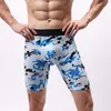 Underpants Men Long Boxer Shorts Cotton Camouflage Print Breathable Underwear Sports Men's Lengthened Pants