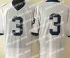 American College Football Wear Thr Penn State Nittany Lions # 26 Saquon Barkley 2 Marcus Allen 88 Mike Gesicki # 9 Sin nombre Azul marino Blanco Cosido NCAA College Jerseys