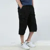 Męskie spodnie dresowe menu Casual Cotton Streetwear Przycięte spodnie mody ładunki wojskowe krótkie pantalony hombre joggers ubrania