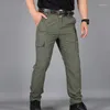 Herrbyxor Sommarvandring snabb torr last Män lätta arbetsbyxor Mens Tactical Outdoor Nylon Casual 2023