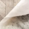 카펫 북유럽 모방 오소리 패턴 깔개 가짜 가짜 피부 가죽 nonslip antiskid 매트 빨 수있는 동물 프린트 카펫 거실 침실