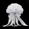 Decorative Flowers Creative Simulation Bride Holding Wedding Bouquets Bubble Of Celebration Supplies