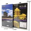 Blokkeert metalen oceaan oude Chinese architectuur 3D metalen puzzel yuejiang toren diy laser snijmodel jigsaw speelgoed voor volwassen 230105