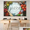 Schilderijen keuken schilderen kunst muur foto's pizza food print moderne foto kruiden poster en voor woonkamer decor drop leveren dh6dy