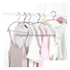 Cabides racks arco design roupas de roupa sem costura organizador de arm￡rio infantil adt cotonete fofo rack home guarda -roupa cabide 220901 gota dhgkq