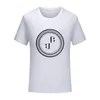 sommar Mode T-shirt Herr T-shirts Casual T-shirts Gradient bokstäver T-shirt Herrkläder bomull T-shirts