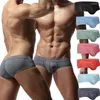 Underpants 4PCS/Lot Sexy Men Underwear Briefs Cotton Big Pouch Breathable Low Rise Underpant Male Slip Homme Panties Calzoncillos Nightwear