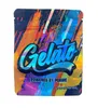 Novo formato 3,5 g Sacos plásticos Mylar Comestíveis à prova de cheiro Mochila Boyz Cookies Runty Gelato Zerbert Sacos em forma de corte especial cortados em molde Zipperlock Flower Cali Packs