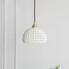 Pendant Lamps Japanese Style Single Head Light Dinning Living Room Bedside White Lamparas Ceramics Hanging Lamp Vintage