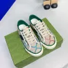 TBTGOL Hommes Off The Grid Sneaker Designer Chaussures Vert Rouge Web Stripe Toile Coureur Baskets Baskets Femmes Semelle En Caoutchouc Chaussure Avec Boîte NO414