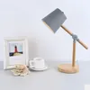 Tafellampen modern creatief zwart roze bedlamp led verlichting hout e27 leesde bureau armatuur kinderkamer slaapkamer woonkamer