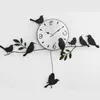 Orologi da parete Orologio Decorazione della casa Pittura al quarzo Design Modern Bird Regalo unico Art Era WJ10236