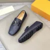 Luxury New T0d Mens Loafers äkta läderslip på platt häl bröllopsföretagsklänning körskor storlek 38-45 mkjnjk gm7000001