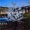 Décorations de Noël 2023 LED Cahaya Pohon Ceri 864 Buah Lampu 1.8M Tinggi 110/220VAC Tujuh Warna pour Pilihan Penggunaan Luar Ruangan