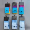 Men's and Women's Athletic Socks Basketball Sock New Fashion Casual Breathable Gradient Socks Two Pairs of High Tube