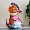 Figuras de brinquedo de ação Uma peça Figura 28 cm Gk Big Mom Charlotte Linlin Anime Figura Quatro Imperadores Ação Figura Colecionável Toys Presentes de Aniversário T230105