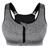 Reggiseni sportivi con cerniera frontale per abbigliamento da yoga per donna Biancheria intima taglie forti Palestra Fitness Reggiseno da corsa Top Supporto ad alto impatto S-3XL