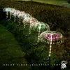 Solar Jellyfish Lights Outdoor Fiber Optic Fairy Waterproof Garden Decorative Landscape Lamp