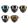 MZZ24 Winter Warm Motorcycle Riding Goggles Riding Mask Anti-fog Anti-UV Windproof Face Mask Snowmobile Goggles Riding Accessories