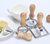 Outils de cuisson Ravioli Cutter Set Presse à pâtes Kit de fixation de cuisine Ravioli-Maker Moule Outil Ravioli-Stamp Set Pâtisserie Roue Ensembles moules à gâteaux SN605