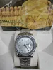 Com caixa original, relógios de moda de luxo de alta qualidade 18k BANDE DIAMENTO WHITE BEZEL 18038 MENS AGOMÁTICO HOMEN's Watch 202365