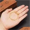 Bangle Small Lovely Gold Dubai Africa Arab Jewelry Charm Ragazze India Cavigliera Bracciale per bambini Regalo di compleanno per bambini Drop Delivery Bracel Dhazj