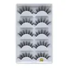 Handmade Reusable Multilayer Fake Eyelashes Extensions Soft Light and Delicate Thick Natural Mink False Lashes Full Strip Lash Eyes Makeup