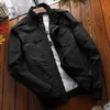 Giacche da uomo Uomo Autunno Inverno Giacca bomber in cotone da uomo Distintivo Cappotti tattici militari Pilot Plus Size 6XL Chaqueta Hombre