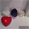 Smycken p￥sar v￤skor p￥sar diamant hj￤rtl￥da led l￤tt ring f￶rslag halsband h￤nge f￶rpackning drop leverans display dhgcb