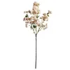 Kwiaty dekoracyjne 1m Cherry Blossom sztuczna gałąź kwiatowa do dekoracji domowej jedwabne przyjęcie weselne
