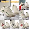 HOT Casual Schoenen Love Parade Rhyton reflecterende Chunky Leer Gedrukte Sneaker in elkaar grijpende muis mond gedrukt marine wit roze canvas rode kaki mannen vrouwen sneakers