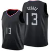 2023/24 City Basketball Jersey Kawhi Paul 2 Leonard 13 George Russell 0 Westbrook Nicolas