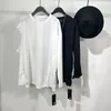 Men's T Shirts 21 Large Trendy Dark Department Irregular Slit Hole Loose Long Sleeve T-shirt Harajuku Style Simple Fashion Top