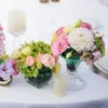 Decorative Flowers 1/3/6 Pcs Floral Foam With Bowl DIY Craft Artificial Flower Arrangement Green Round Wet For Wedding Party Decors