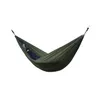 Hammocks 2 osoby przenośne spadochowskie hamak na zewnątrz przetrwanie kamera ogród wolny podróż podwójna huśtawka 270cmx140cm upuść zależność dherc