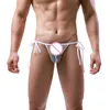 Mutande da uomo sexy slip trasparenti intimo in rete trasparente trasparente traspirante mutandine da uomo a vita media scava fuori lingerie gay