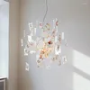 Lâmpadas pendentes Lâmpadas criativas de LED Ingo Zettel'z 5 Luminárias de papel Luminárias Arte branca para decore home C020