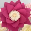 Fiori decorativi 17pcs 10pcs Foglie Simulazione Cartone Carta Rosa Vetrina Fondali per matrimoni Puntelli Flores Artificiais Para Decora O