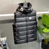 Gilet da uomo in piumino da donna Gilet invernale da donna in piumino con stemma sul petto ricamato Giacche capispalla calde