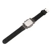 Montres-bracelets 2023 Mode Hommes Sport de plein air LED Montres binaires numériques Cadran carré Uisex Bande de caoutchouc Casual Montre-bracelet Relogio265S